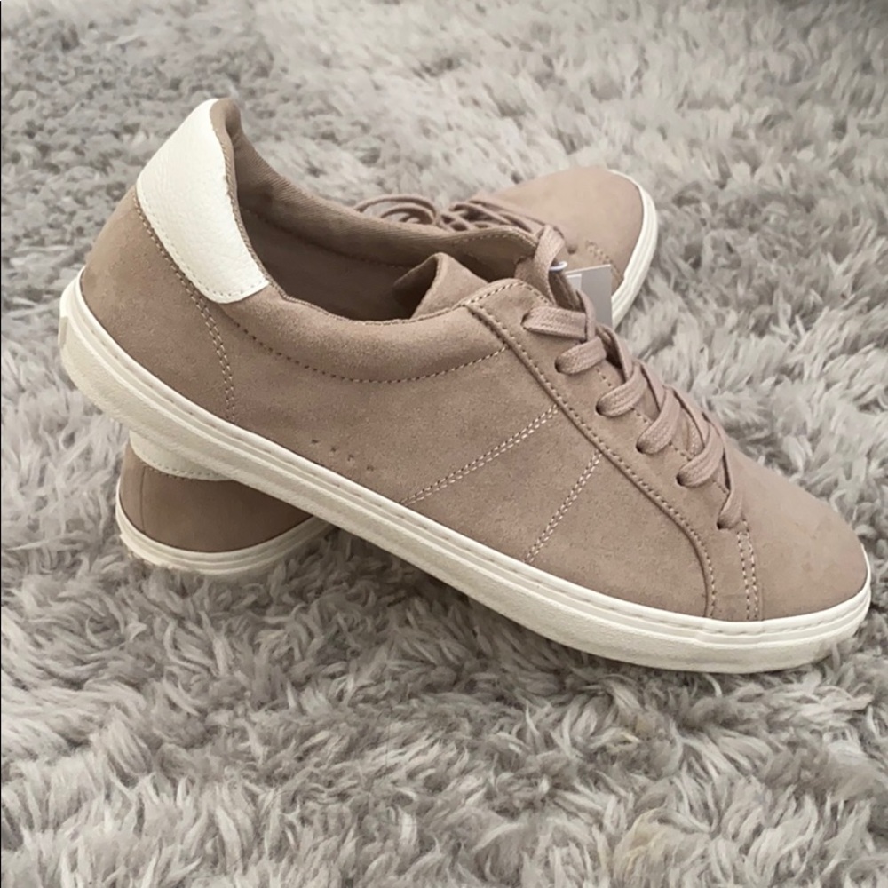 Suede sneakers!